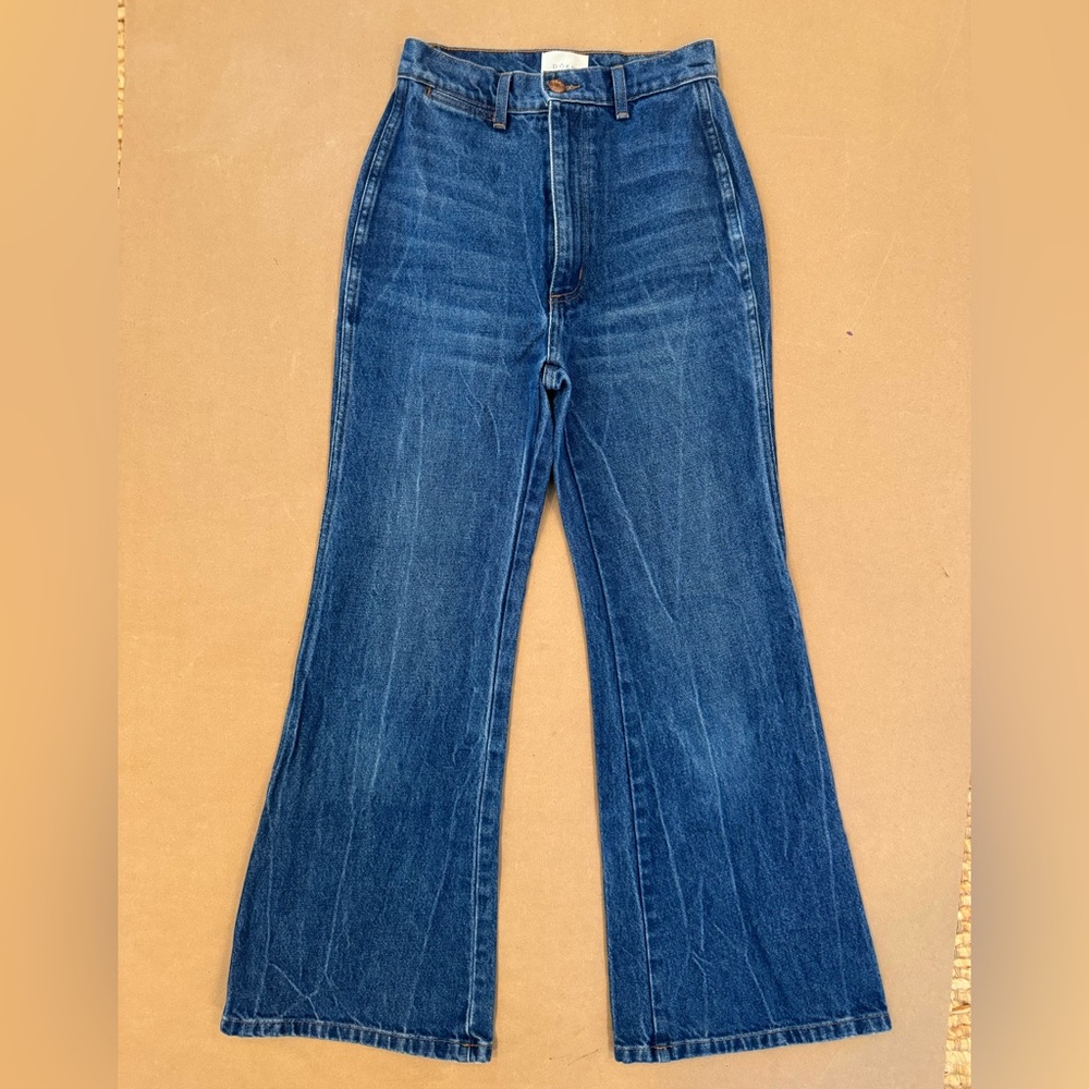 Doen Dark Blue Flare Jeans